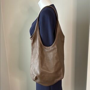 Like New Rough & Tumble Taupe Shoulder Bag Large EUC